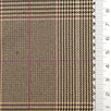 Glen Check YarnDyed Spandex Rayon Polyester Woven Fabric - FAB1769 - 1.Black and purple plaid-2.Olive green and Black plaid-3.Black and orange plaid-4.Light brown plaid-5.Black and blue plaid-6.Black and grey plaid 
