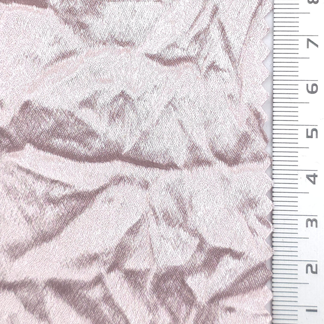 Crinkled Polyester Woven Fabric - FAB1970 - Mauve