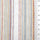 White Multi-color Striped Textured Cotton Poly Woven Fabric - FAB1827