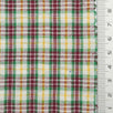Multi Color Check YarnDyed Polyester Cotton Woven Fabric - FAB1788 - 1.Red-2.Green-3.Red-4.Purple-5.Grey-6.Purple-7.Orange 