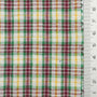 Multi Color Check YarnDyed Polyester Cotton Woven Fabric - FAB1788 - Red