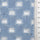 Light Blue Distressed Denim Cotton Woven Fabric - FAB1833