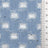 Light Blue Distressed Denim Cotton Woven Fabric - FAB1833
