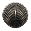 Cast Metal Radiating Button, Black Nickel Finish, 15~25mm, Apparel Accessories & Craft Supply - FBTN276 - Nickel / 15mm-Nickel / 18mm-Nickel / 21mm-Nickel / 23mm-Nickel / 25mm 