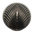 Black Nickel Radiating Line Buttons, 15-25mm