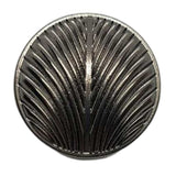 Cast Metal Radiating Button, Black Nickel Finish, 15~25mm, Apparel Accessories & Craft Supply - FBTN276 - Nickel / 15mm-Nickel / 18mm-Nickel / 21mm-Nickel / 23mm-Nickel / 25mm 