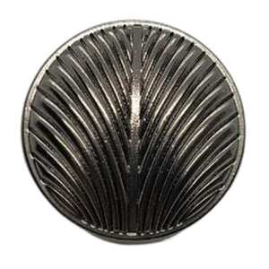 Black Nickel Radiating Line Buttons, 15-25mm