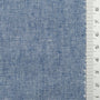 Solid Oxford Cotton Linen Polyester Woven Fabric - FAB1790 - Medium denim blue