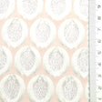 Geometric Polyester Nylon Woven Fabric - FAB1977 - Peach