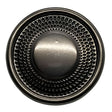 Black Nickel Textured Buttons, 15-25mm