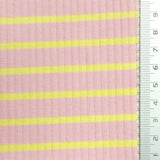 Stripe Rib YarnDyed Spandex Cotton Knit Fabric | FAB1592 | FAB1592-1, FAB1592-2, FAB1592-3, FAB1592-4, FAB1592-5 by Fabricis.com #