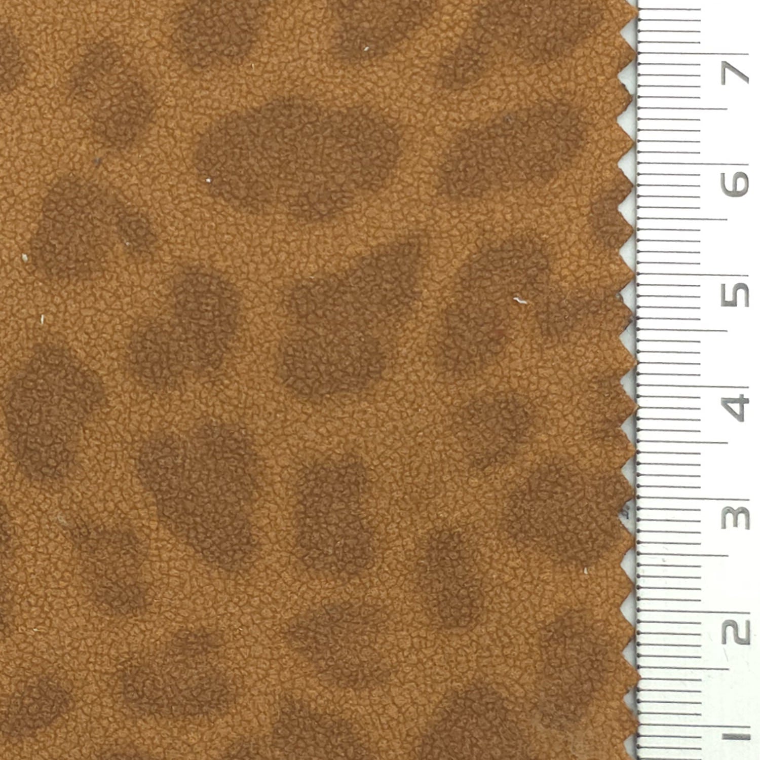Animal Print Polyester Polyurethane Knit Fabric - FAB1978 - Tan
