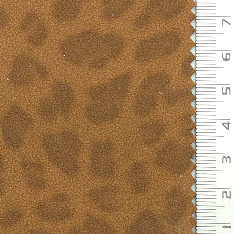 Animal Print Polyester Polyurethane Knit Fabric - FAB1978 - Tan