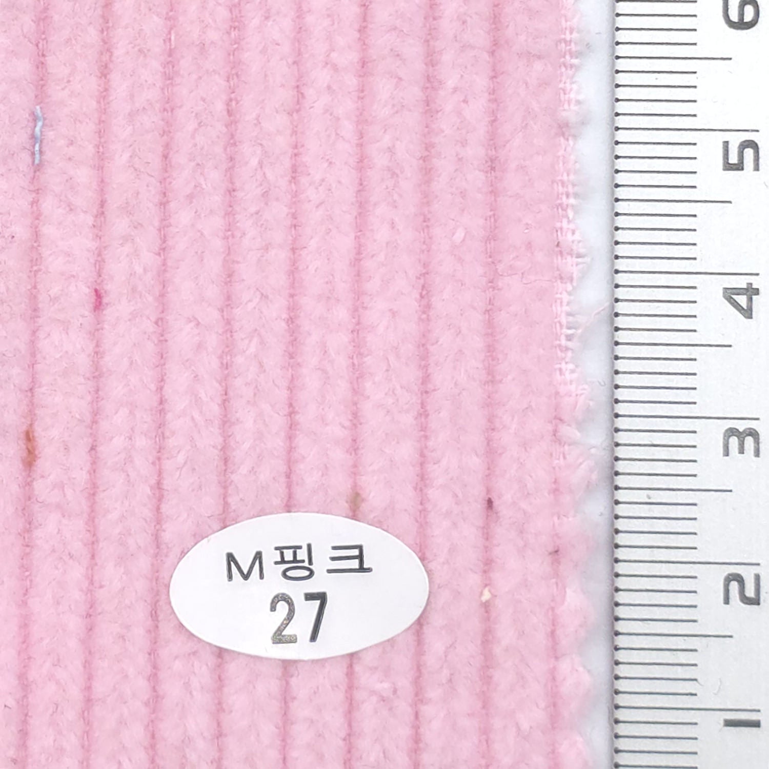 Pink - 6Wale Solid Corduroy Cotton Woven Fabric - FAB 1656
