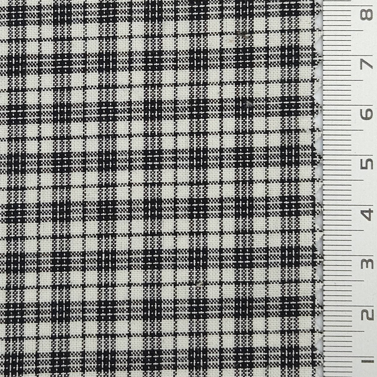 Check YarnDyed Cotton Woven Fabric - FAB1799 - Charcoal Plaid