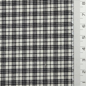 Check YarnDyed Cotton Woven Fabric - FAB1799 - Charcoal Plaid