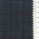 1: Dark Navy Blue-2: Tan-3: Charcoal Gray-4: Slate Blue-5: Charcoal - Airy Lightweight Plaid Cotton Rayon Woven Fabric - FAB 1936
