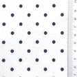 Polka Dot Polyester Woven Fabric - FAB1972 - White