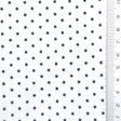 Polka Dot Polyester Woven Fabric - FAB1971 - White