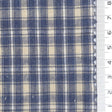 1: Navy Blue-2: Taupe-3: Mustard Yellow-4: Black-Swatch - Lightweight Crisp Check Cotton Poly Shirting Woven Fabric - FAB 1938