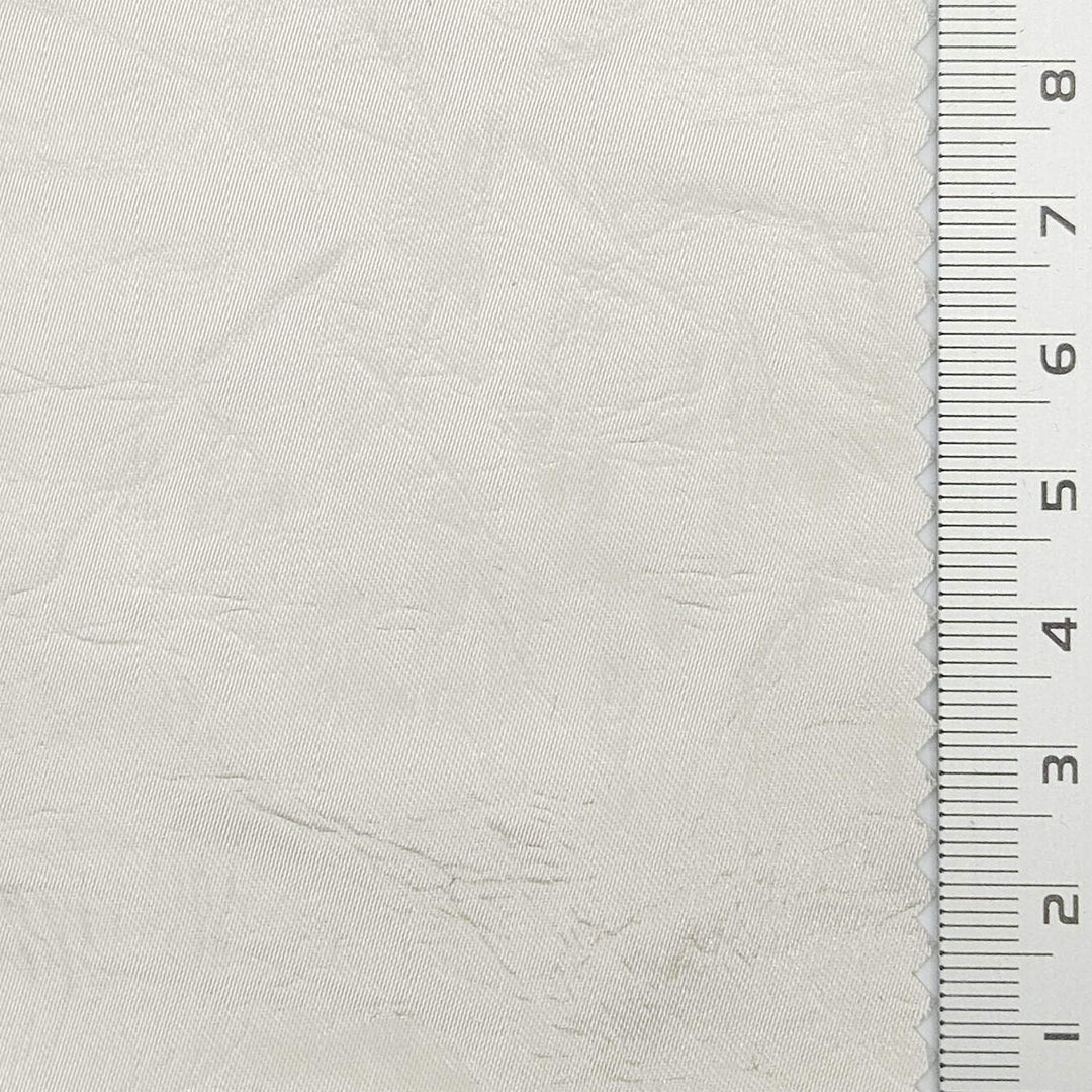 1.Light grey-2.White-3.Cream-4.Ivory-5.Tan - Solid Crease Satin Polyester Woven Fabric - FAB 1791