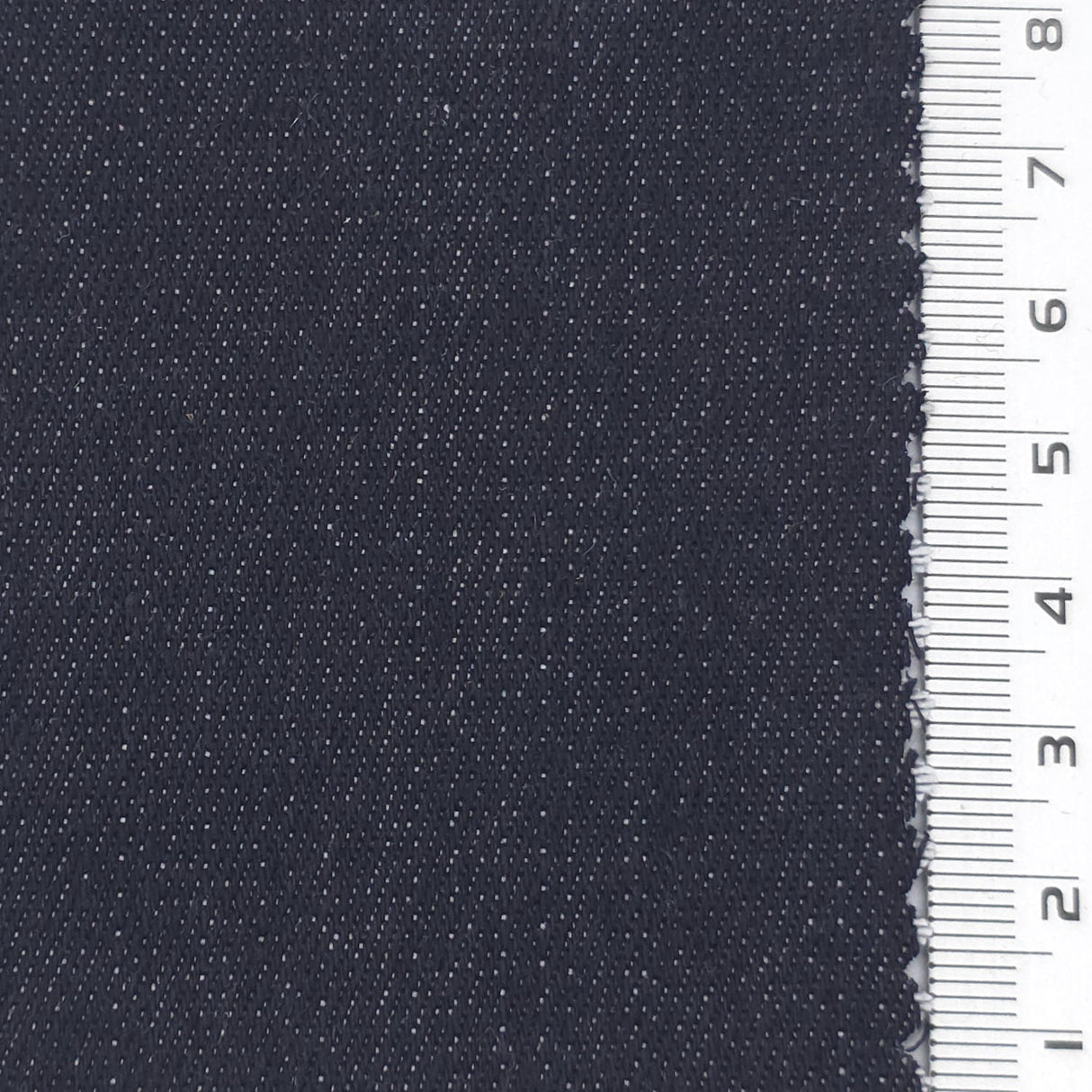 Midnight Blue - 17 Count Slub Twill Cotton Poly Woven Fabric - FAB1885