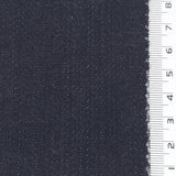 Midnight Blue - 17 Count Slub Twill Cotton Poly Woven Fabric - FAB1885