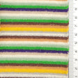 1.Green/Yellow-2.Red/Blue-3.Red/Orange-4.Pink/Green-Swatch - Multi Color Towel Stripe Terry Spandex Cotton Polyester Knit Fabric - FAB 1776