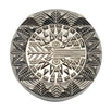 Nature Inspired Black Nickel Button, Mountain Motif, 15~25mm, Apparel & Craft - FBTN278 - Nickel / 15mm-Nickel / 18mm-Nickel / 21mm-Nickel / 23mm-Nickel / 25mm 