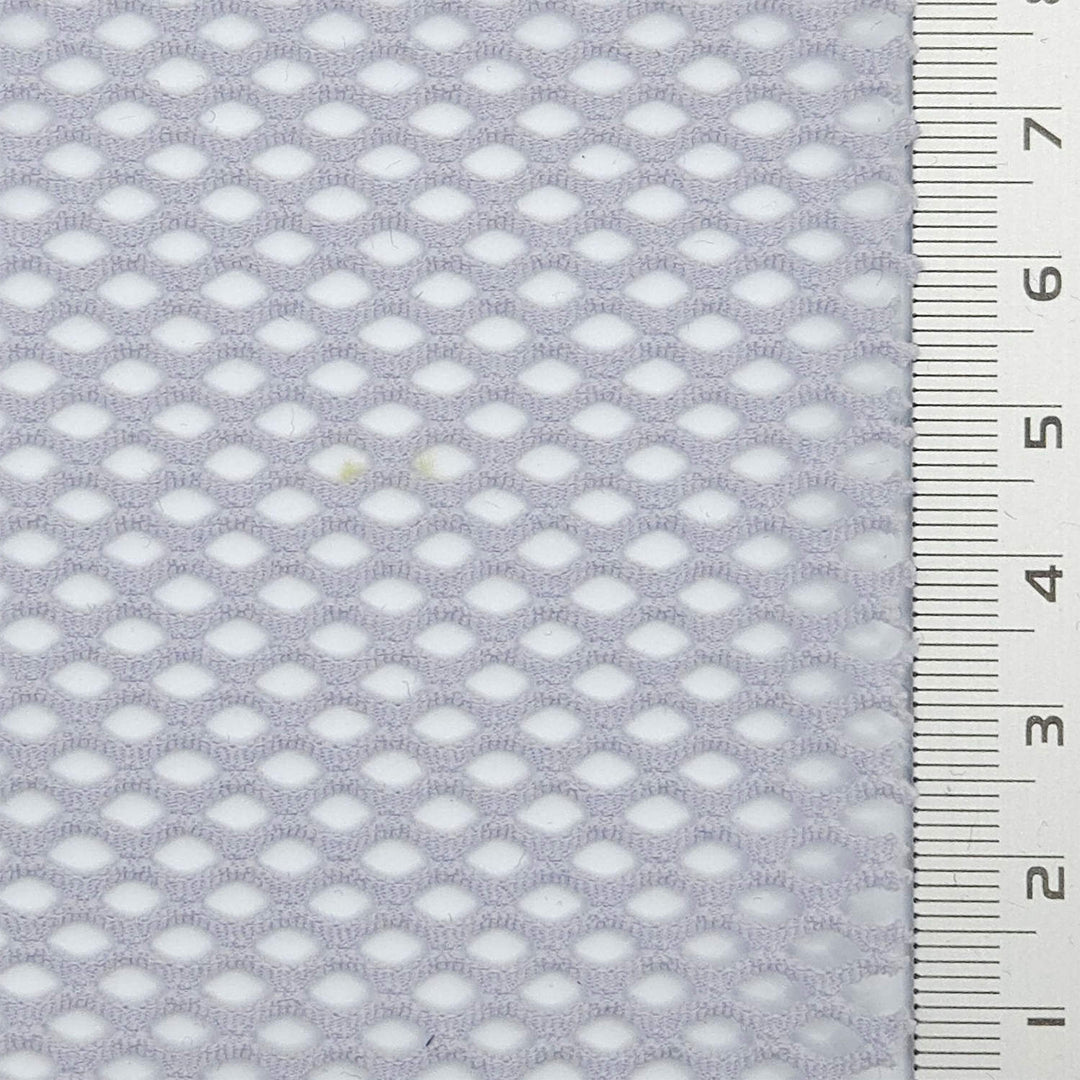 1.Purple gray-2.Beige-3.Light pink gray-4.Light mint green-5.Light sky blue - Net Solid Mesh Spandex Polyester Knit Fabric - FAB 1803