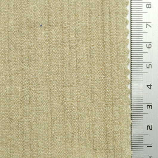 Solid Rib Polyester Spandex Knit Fabric