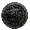 Versatile Black Nickel Shank Button, 15~25mm, Floral Pattern, Semi - Gloss, Multiple Sizes - FBTN284 - Nickel / 15mm-Nickel / 18mm-Nickel / 21mm-Nickel / 23mm-Nickel / 25mm 