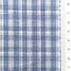 Slate Blue - Plaid Cotton Woven Fabric - FAB1864