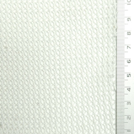 Solid Lace Mesh Polyester Knit Fabric | FAB1573 | 1.White, 2.Apple Green, 3.Frost, 4.Whisper, 5.Midnight Express, 6.Black by Fabricis.com #