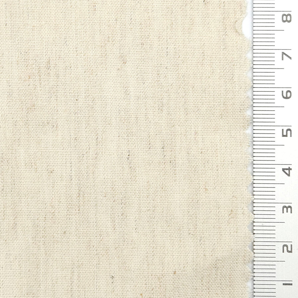 21 Count Solid Plain Linen Cotton Woven Fabric - FAB1785 - Natural linen