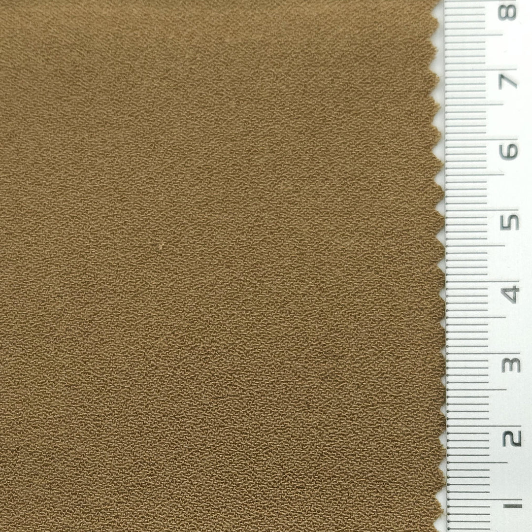 1.Brown-2.Ivory-3.White-4.Navy-5.Black - Solid Crepe Rayon Woven Fabric - FAB 1636