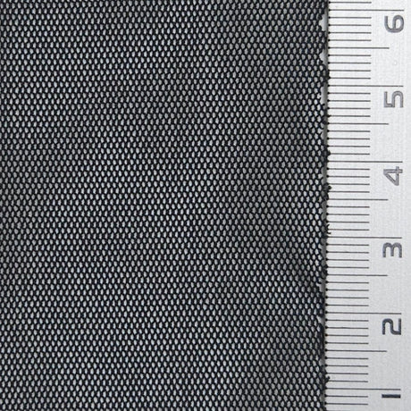 Solid Mesh Stretch Polyester Spandex Knit Fabric | FAB1586 | 1.Black by Fabricis.com #