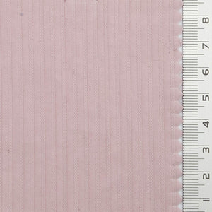 Stripe Rib Rayon Cotton Woven Fabric - FAB1794 - Rose