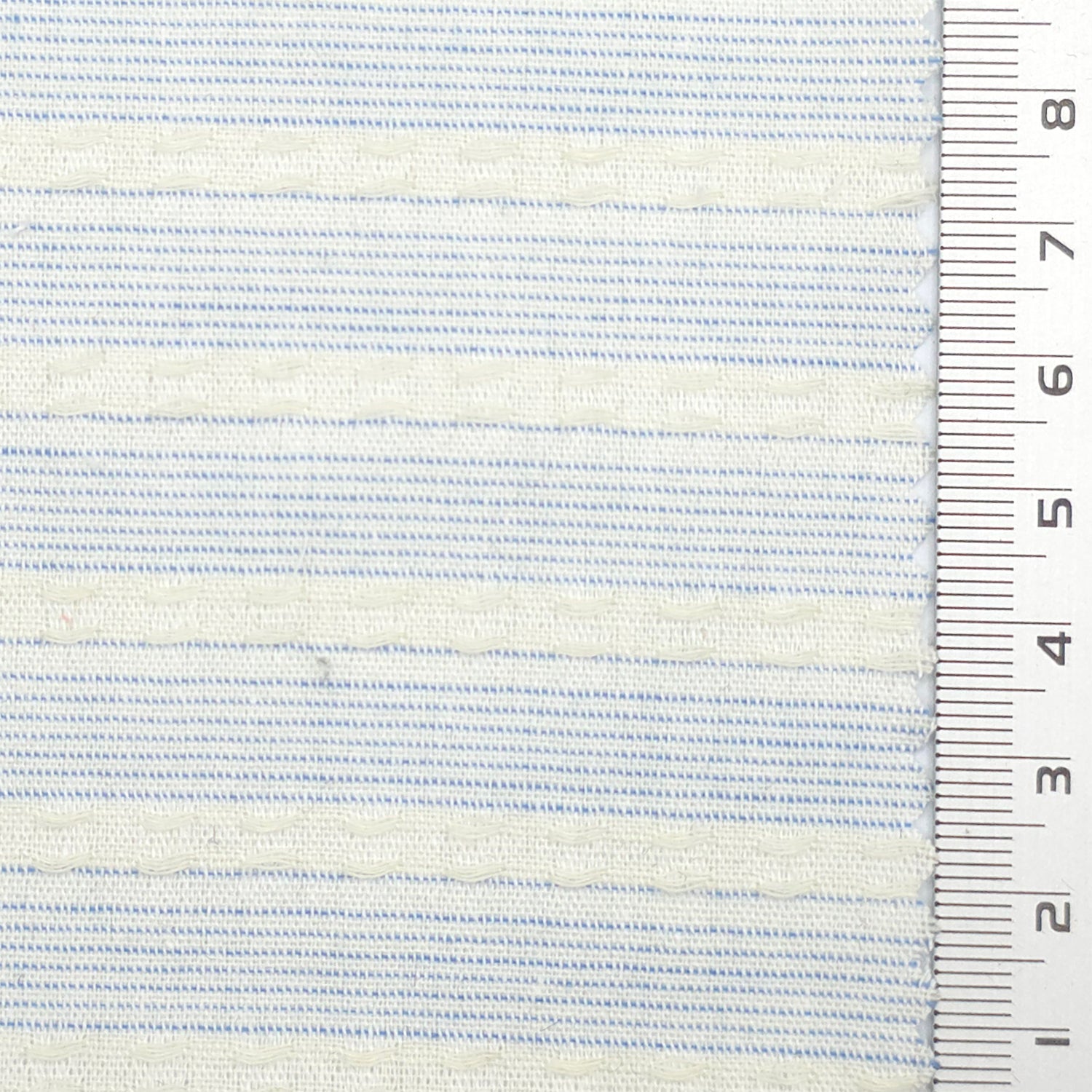 1.Blue-2.Gray-3.Red-4.Black Navy-Swatch - Textured Jacquard Stripe Cotton Woven Fabric - FAB 1824