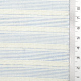 Blue Textured Jacquard Stripe Cotton Woven Fabric - FAB1824