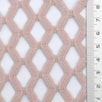 Pink Airy Zigzag Mesh Poly Knit Fabric - FAB1849