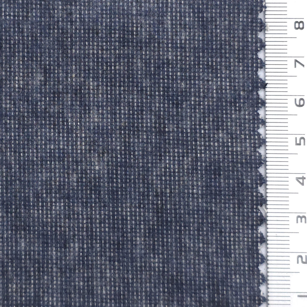 1: Dark Navy-2: Dark Blue-3: White Gray-4: Cream Gray-5: Brown - Brushed Yarn Dyed Cotton Woven Fabric - FAB 1882