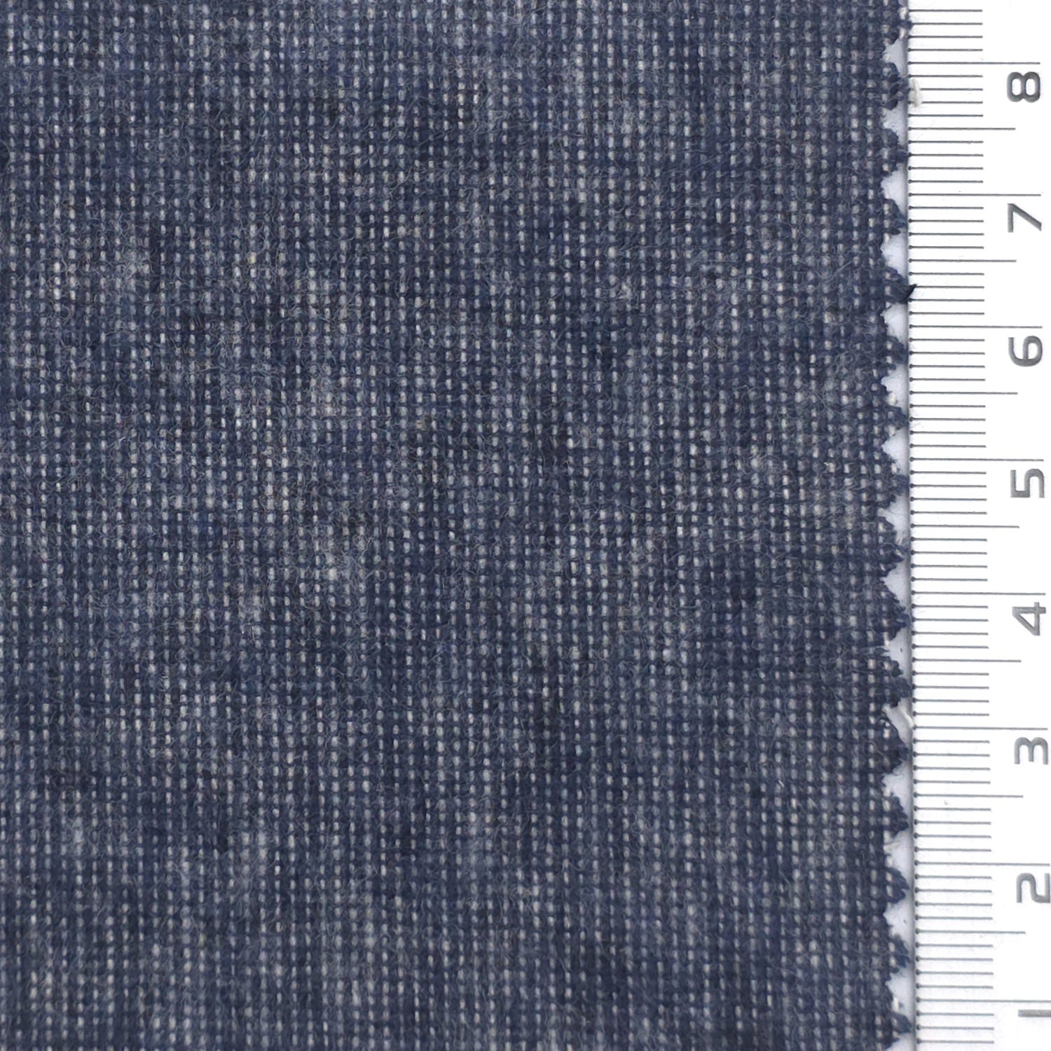 Dark Navy - Brushed Yarn Dyed Cotton Woven Fabric - FAB1882