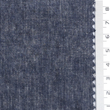 Dark Navy - Brushed Yarn Dyed Cotton Woven Fabric - FAB1882