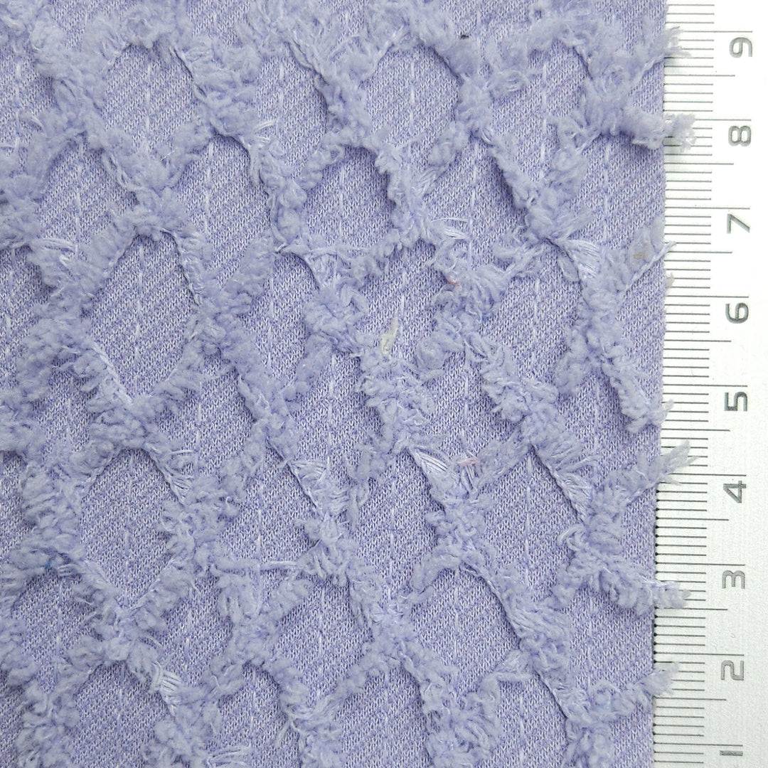 1.Perano-2.Prim-3.Yellow-4.White-5.Lily - Solid Diamond Polyester Spandex Knit Fabric - FAB 1582
