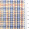 Pale Blue - Plaid Cotton Woven Fabric - FAB1862