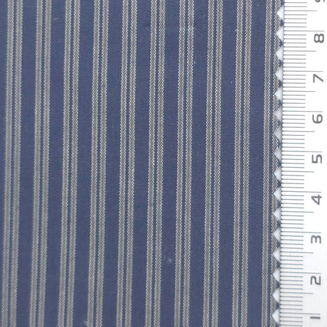 Stripe Cotton Woven Fabric - FAB1966 - Blue Gray