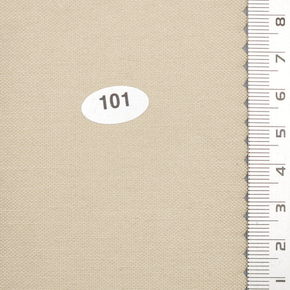 Solid Satin Slub Polyester Rayon Woven Fabric - FAB 1738 - 1.Beige