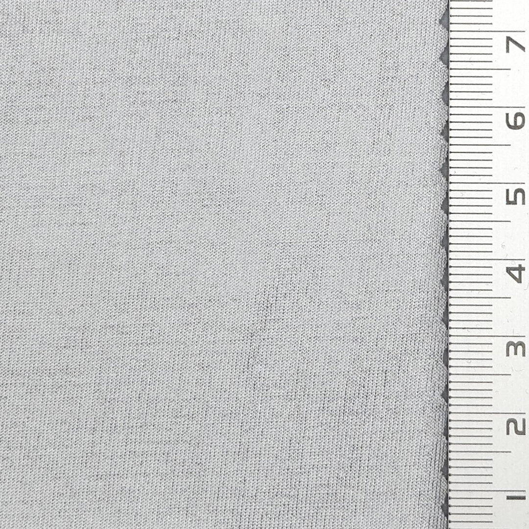 1.Grey-2.Greenish-3.White-4.Beige-5.Mocha - Solid Chintz Slinky Polyester Spandex Knit Fabric - FAB 1699