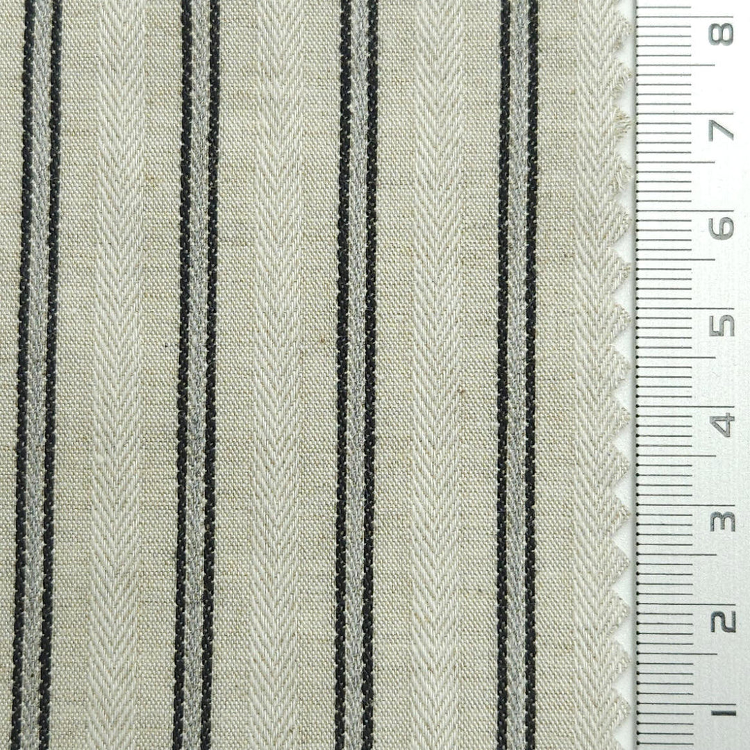 FAB1596-1-FAB1596-2-FAB1596-3-FAB1596-4-FAB1596-5 - Stripe YarnDyed  Woven Fabric - FAB 1596